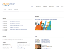 Tablet Screenshot of guitarweb.ch